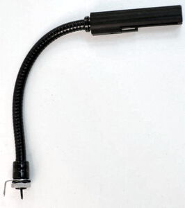 P Series 18 inch 2.40 watt Black Gooseneck Task Light Portable Light